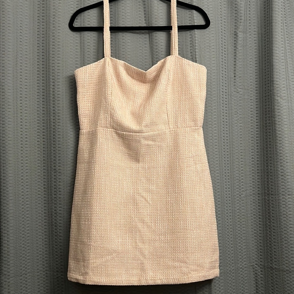 Light pink office dress